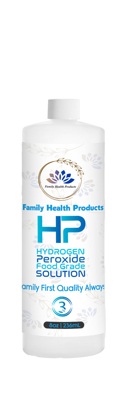 Hydrogen Peroxide 6% 8oz Premium Teeth Whitening Food Grade Mouthwash